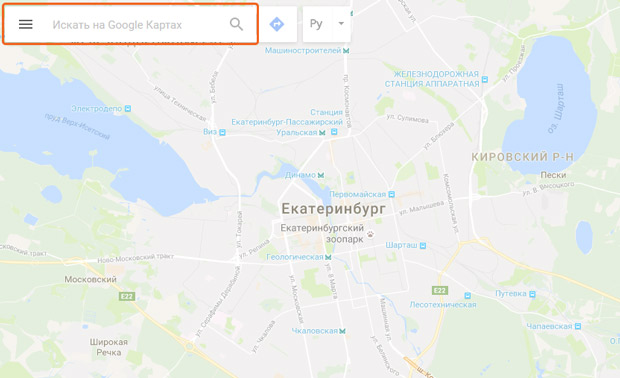 UralCMS: поиск адреса в Google.Maps
